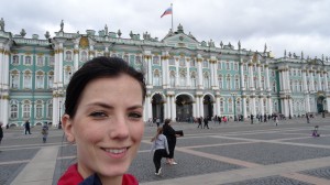 Me at the Hermitage & the Winter Palace
